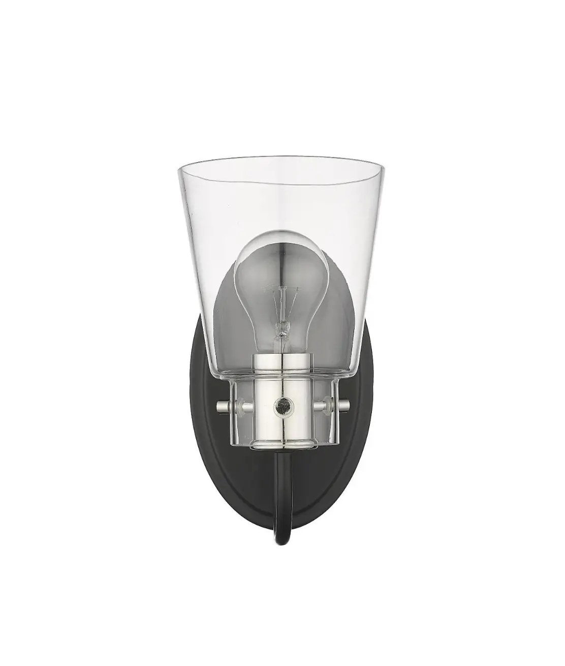 Acclaim Lighting In40090 Light 5 Inch Matte Black And Polished Nickel Vanity Light Wall Light Instruction Manual Acclaim Lighting In40090 Light 5 Inch Matte Black And Polished Nickel Vanity Light Wall Light Instruction Manual