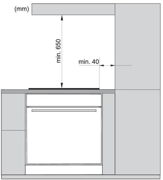 Installing a built-in hob