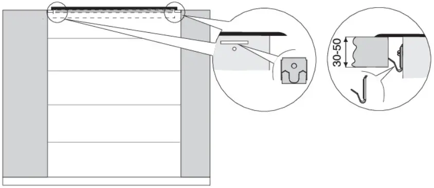 Fitting the fixing clamp