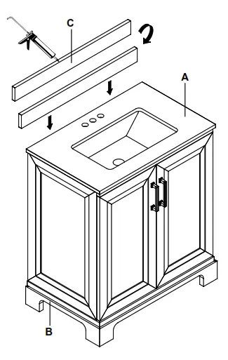 GLACIER BAY Sinita 30 Vanity - fig 3