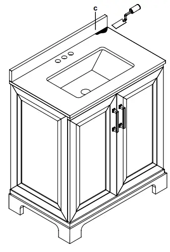 GLACIER BAY Sinita 30 Vanity - fig 4