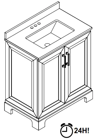 GLACIER BAY Sinita 30 Vanity - fig 6