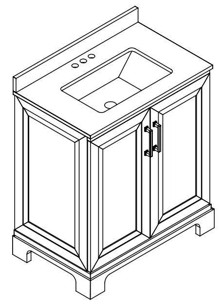 GLACIER BAY Sinita 30 Vanity