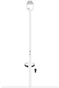 IKEA FLUGBO Floor Uplighter - Assembly 1