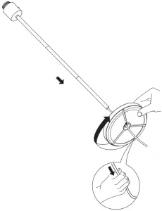 IKEA FLUGBO Floor Uplighter - Assembly 3