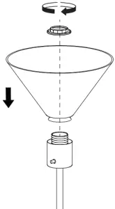 IKEA FLUGBO Floor Uplighter - Assembly 5a