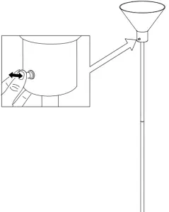 IKEA FLUGBO Floor Uplighter - Power Switch 3