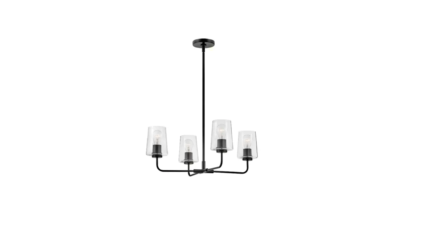 Lark 83454 Kline 4 Light 25 Inch Black Chandelier Ceiling Light Instruction Manual Lark 83454 Kline 4 Light 25 Inch Black Chandelier Ceiling Light Instruction Manual