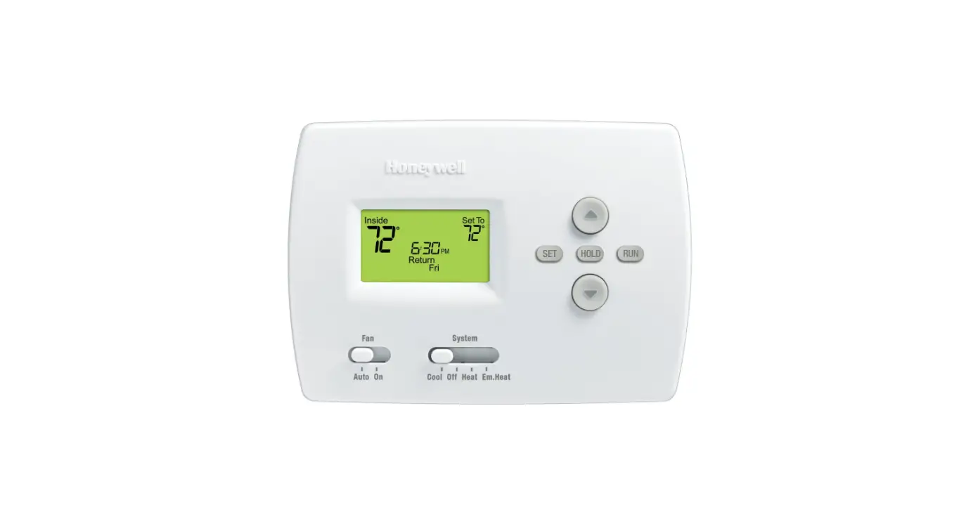 Honeywell Home Pro 4000 Programmable Thermostat Product Guide Operating Manual
