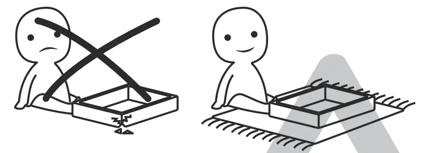 FUFU GAGA KF020261 6-Door Kitchen Pantry Cabinet Storage Hutch with Microwave Stand - Figure 2