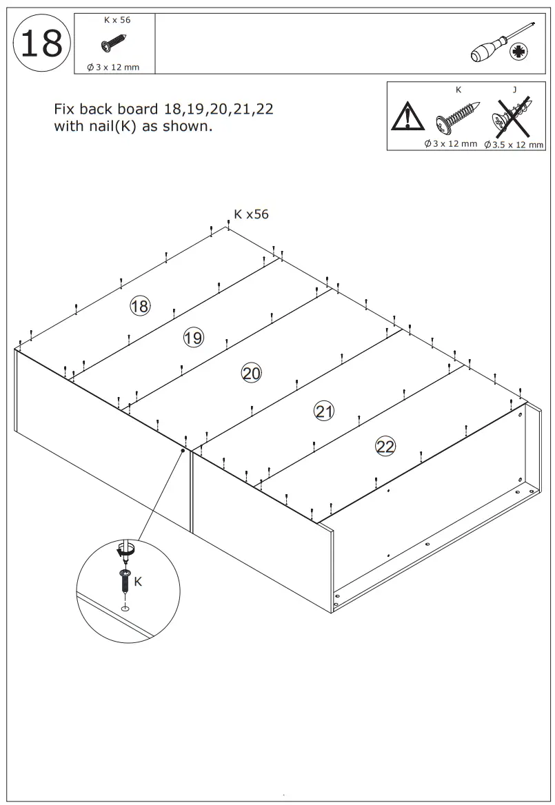 FUFU GAGA KF020261 6-Door Kitchen Pantry Cabinet Storage Hutch with Microwave Stand - Figure 21