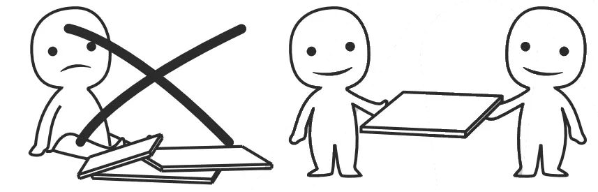 FUFU GAGA KF020261 6-Door Kitchen Pantry Cabinet Storage Hutch with Microwave Stand - Figure 3