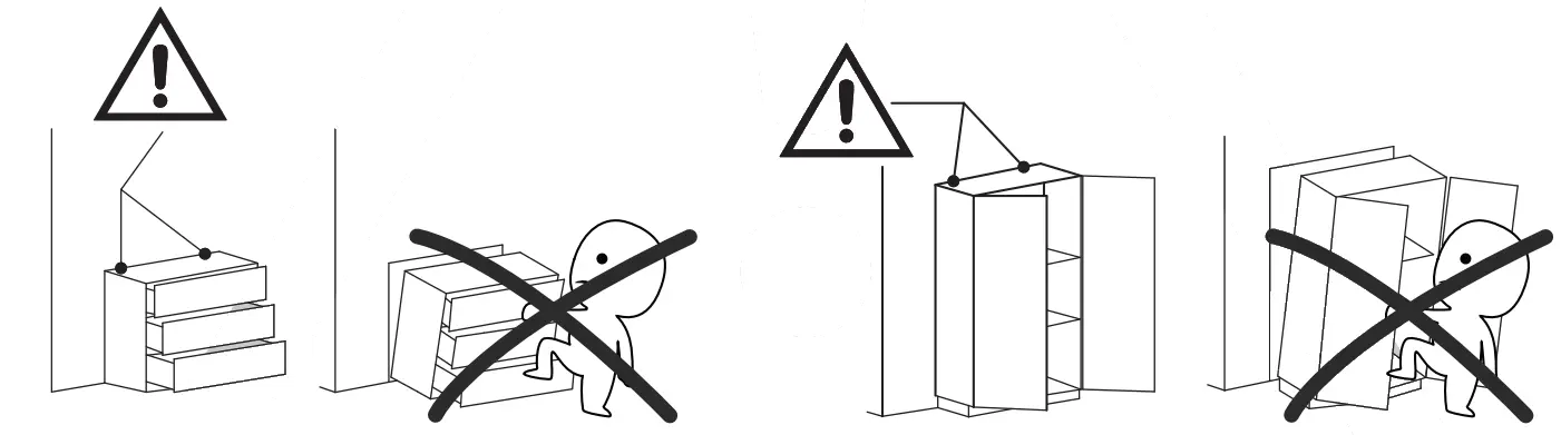 FUFU GAGA KF020261 6-Door Kitchen Pantry Cabinet Storage Hutch with Microwave Stand - Figure 4