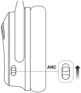 AU-XT ANC - AUDIO CONTROLS - ANC ON OFF