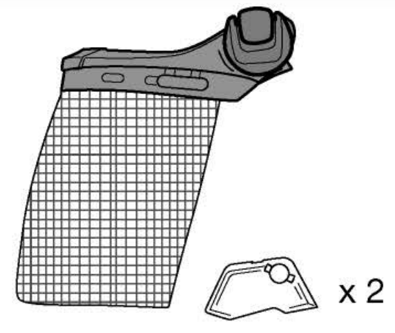 PETZL VIZEN MESH Full Face Shield - fig