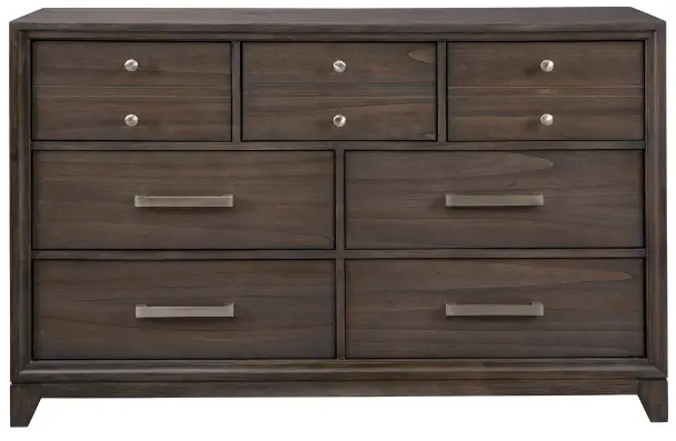 ASHLEY B497-31 Brueban 7-Drawer Dresser with Mirror