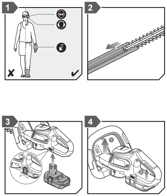 RYOBI-RHT184520-Cordless-45cm-Hedge-Trimmer-FIG-4