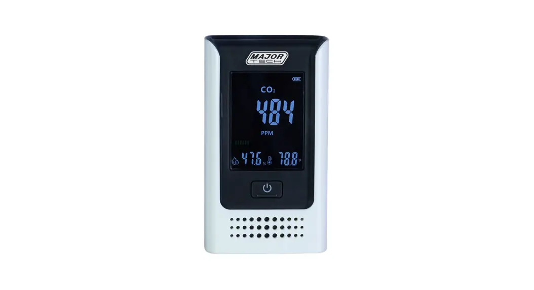 Major Tech Mt182 Air Quality Co2 Monitor Instruction Manual