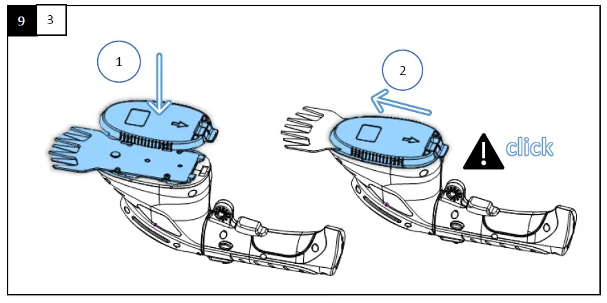 Westfalia 94 97 89 3-6 V Li-Ion Grass Shear and Hedge Trimmer 10