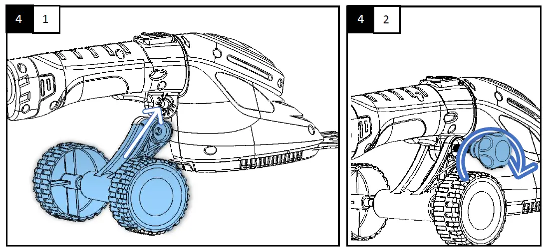 Westfalia 94 97 89 3-6 V Li-Ion Grass Shear and Hedge Trimmer 3