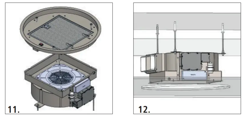 caple COR541SL 54cm Ceiling Cooker Hood - fig4