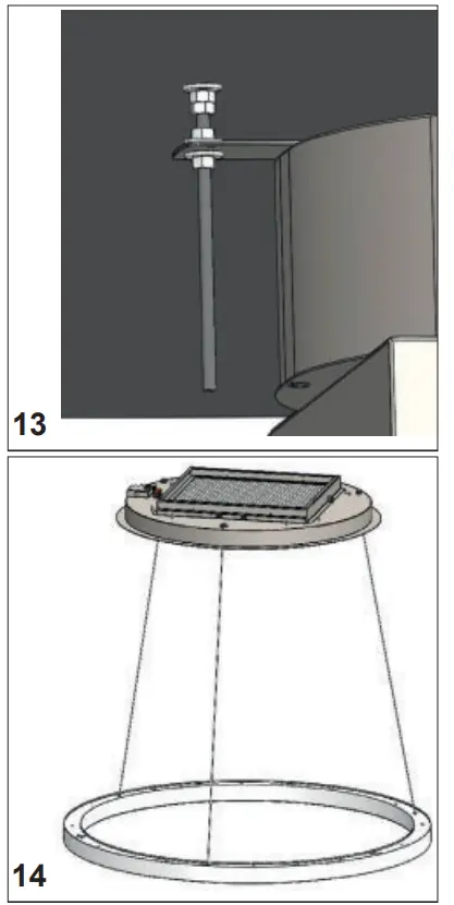 caple COR541SL 54cm Ceiling Cooker Hood - fig5