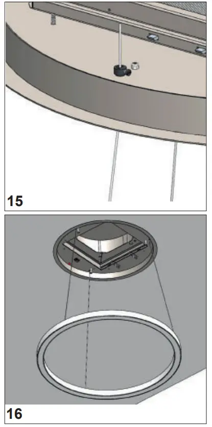 caple COR541SL 54cm Ceiling Cooker Hood - fig6