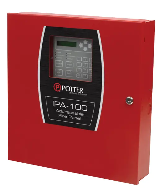 POTTER IPA-100 Fire Alarm Control Panel