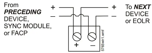 NOTIFIER Wheelock RSS and RSSP Series - Wiring Diagrams 1