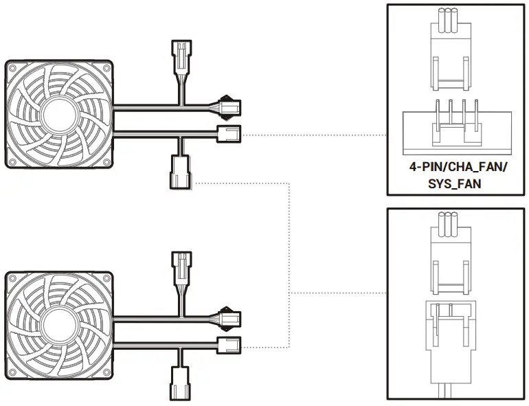 Fan Power Line Wiring