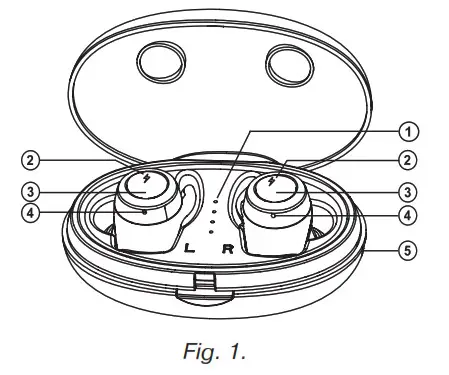 SVEN E-505B Wireless Stereo Headphones with Microphone - DESCRIPTION