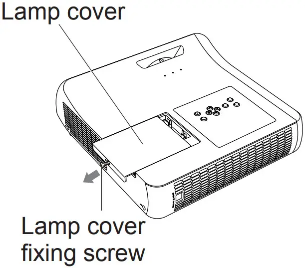 Panasonic ET LAT100 Projector Lamp - Replacement procedure 1