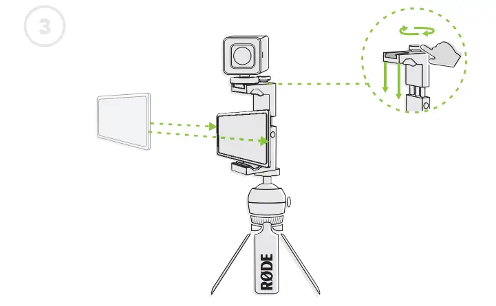 iOS Vlogger Kit Assembly Figure 3