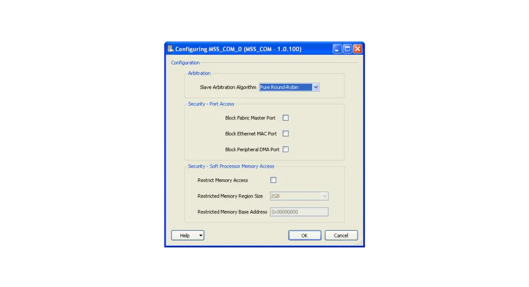 Microsemi Smartdesign Mss Ahb Bus Matrix Configuration User Guide