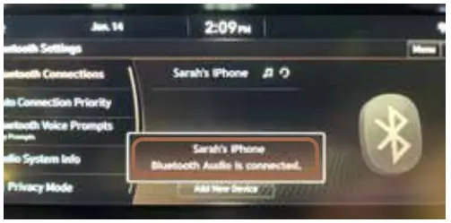 GENESIS G90 Car - PHONE PAIRING 2