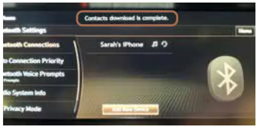 GENESIS G90 Car - PHONE PAIRING 3