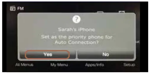 GENESIS G90 Car - PHONE PAIRING 4