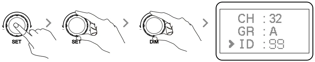 Godox ML60 LED Light--ID setting