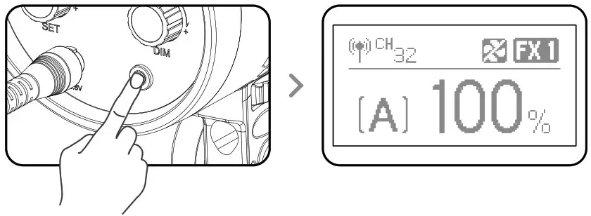 Godox ML60 LED Light-- Power On