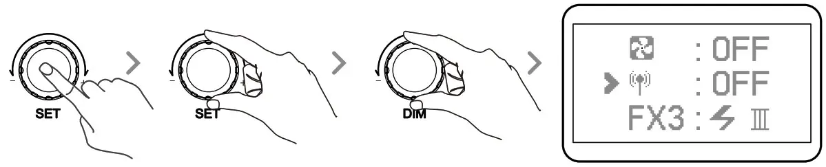 Godox ML60 LED Light-- Wireless Setting
