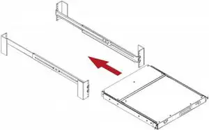 Raritan MasterConsole Digital (MCD) KVM switch - LED Rackmount Procedure 3