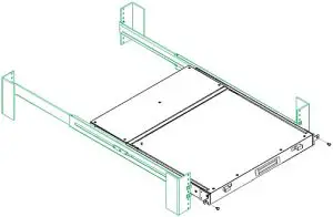 Raritan MasterConsole Digital (MCD) KVM switch - LED Rackmount Procedure 4