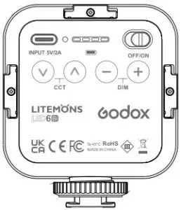 Godox Bi-color LED Video Light LED6Bi