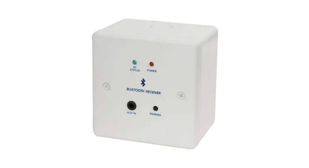 Av-link 122.380uk Bluetooth Receiver Wallplate And Backbox User Manual