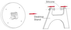 HEROSPEED 2000 Series Human Body Face Recognition Smart Device - Installed On The Desktop