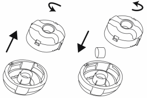 Using chemical tablets