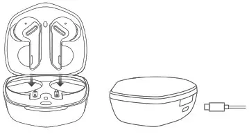 BH21G1A QCY-G1 Bluetooth Earphones - How to Charge