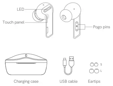 BH21G1A QCY-G1 Bluetooth Earphones - Overview