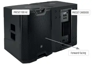 LD Systems LDICOASUB15A ICOA SUB Powered Bass Reflex PA Subwoofer - CASTOR ASSEMBLY 2