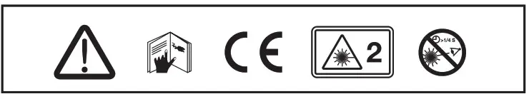 MEAS NF-271 Laser Distance Meter Instruction- Symbol